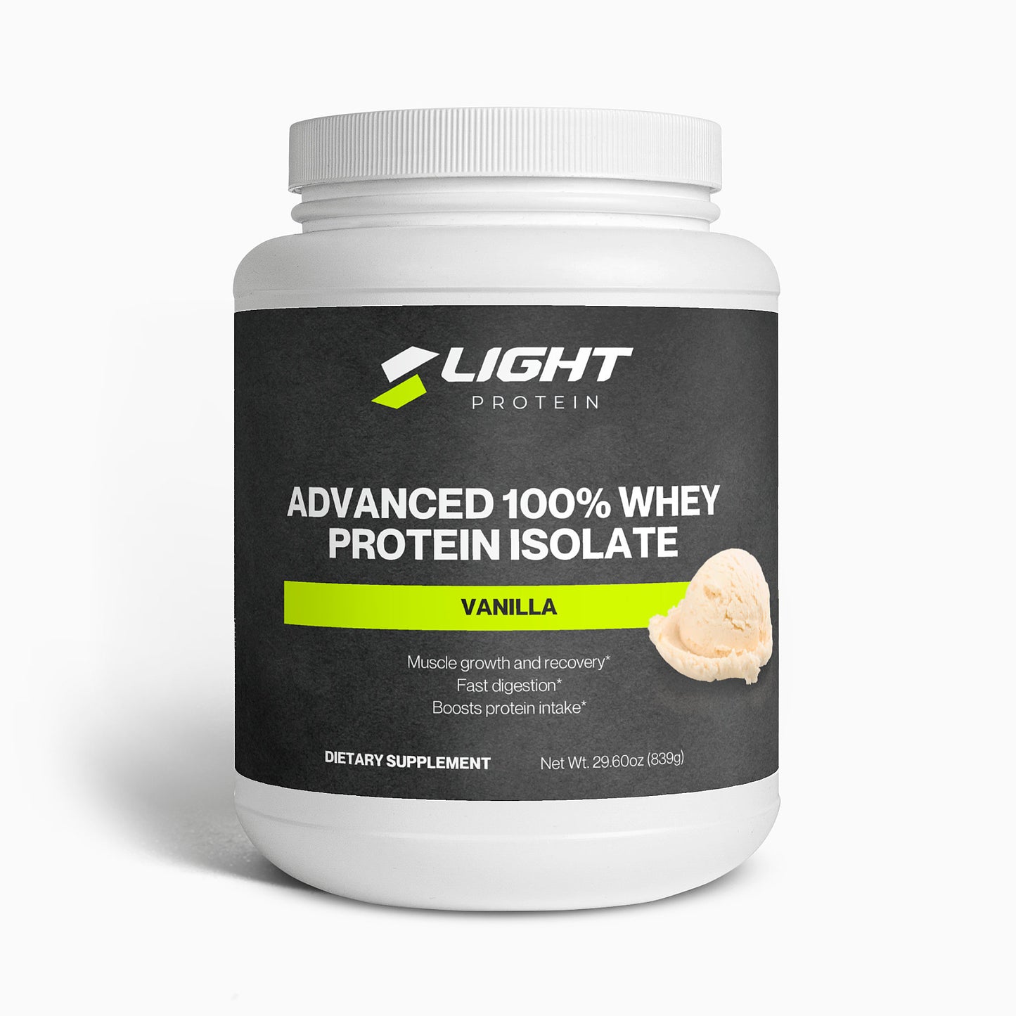 Advanced 100% Whey Protein Isolate (Vanilla)