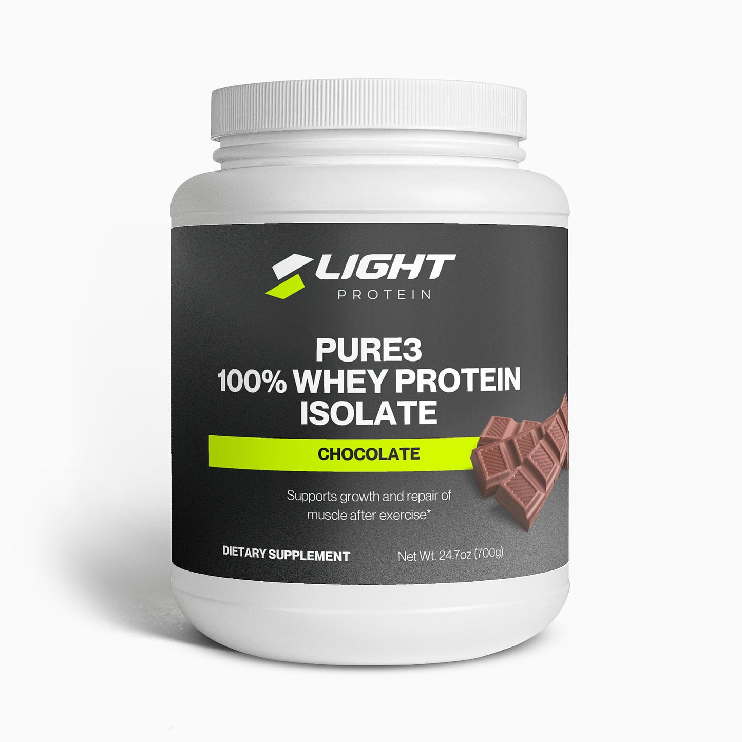 Pure3 100% Whey Protein Isolate (Chocolate)
