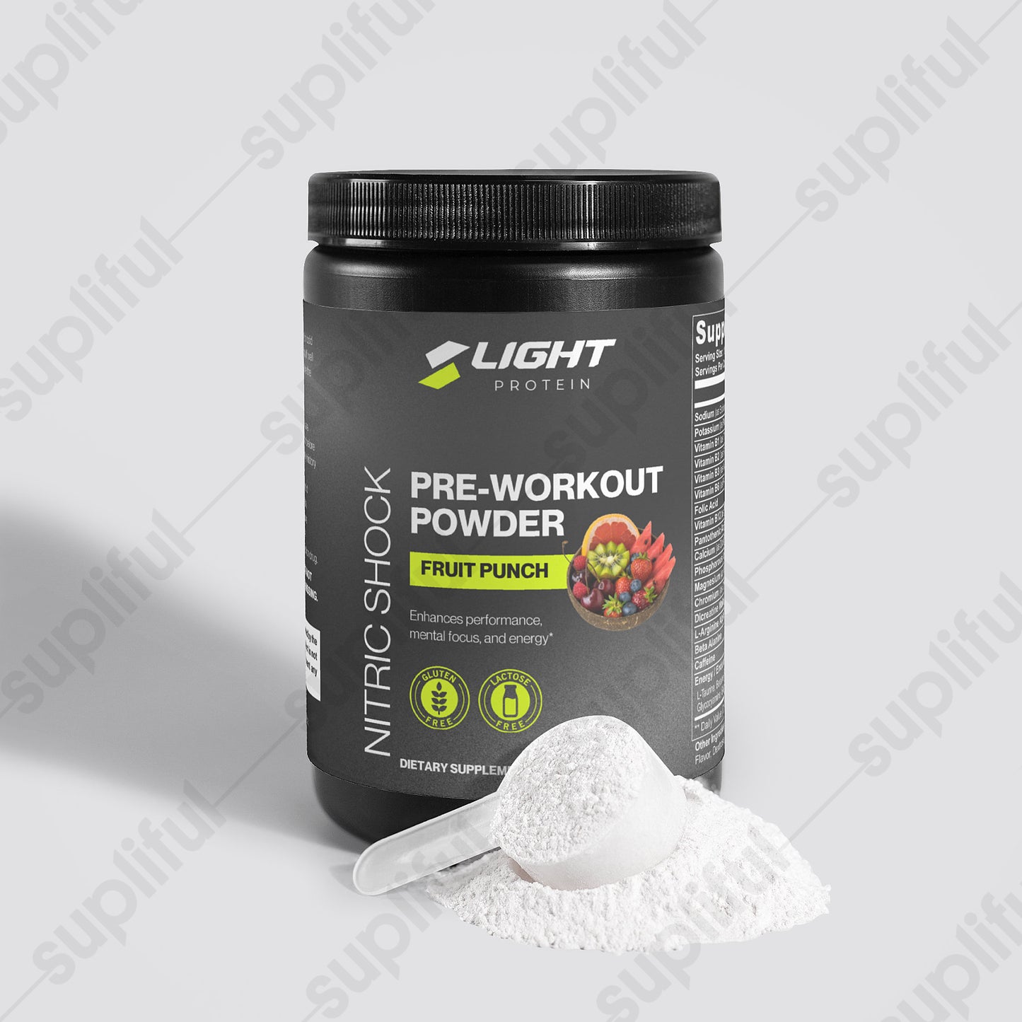 Nitric Shock Pre-Workout Powder (Fruit Punch)